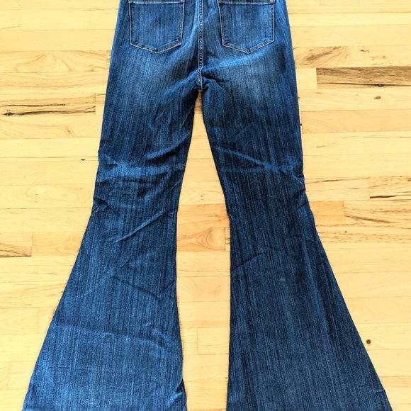Judy Blue High Waist Pull-On Super Flare Jeans Jeggings Denim Blue Size 9/29 NWT - Picture 4 of 16